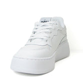 Tênis Plataforma Cyber Couro Camurça Branco S 21445 0001 0022 Schutz